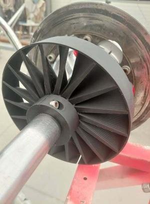 1 inch karting break cooling fan