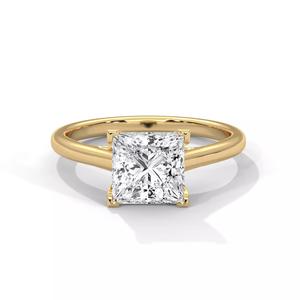 solitaire ring with detail images and 360 render videos 103
