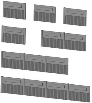 Type fence section (Light)