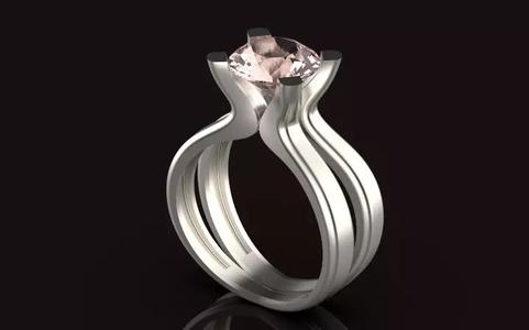 Solitaire ring Engagement Ring Silver Gold