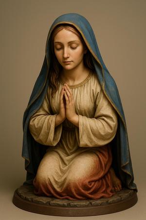F - Virgin Mary – Realistic Statue | 3D Printable Model