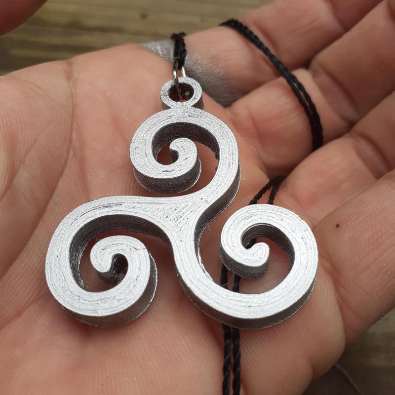 Triple - Celtic Symbol - Necklace