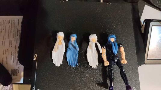 sapuri heads of aquarius camus, saint seiya vintage, knights of the zodiac