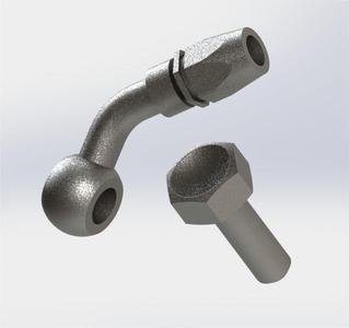 BANJO FITTING SET 45º