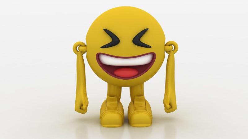 HAPPY FACE EMOJI TOY 3D PRINTABLE MODEL