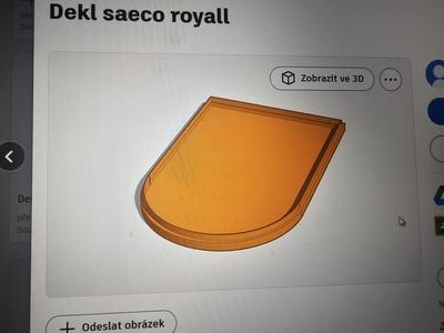 Saeco royal water cup