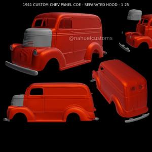1941 CUSTOM CHEV PANEL COE - SEPARATED HOOD - 1 25
