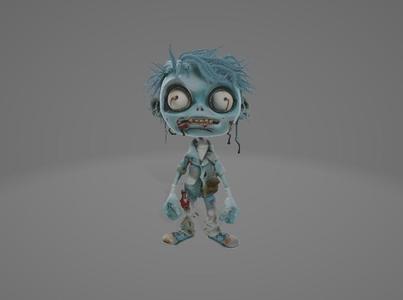 Zed the Shambler – Cartoonish Undead Figure