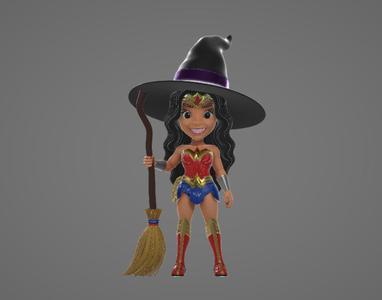 Witch Wonder Woman Statue