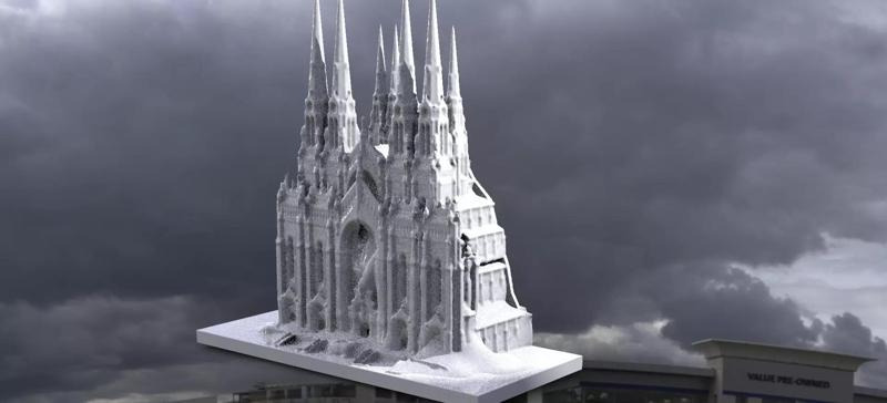 Fantasy Cathedral Grand front spire