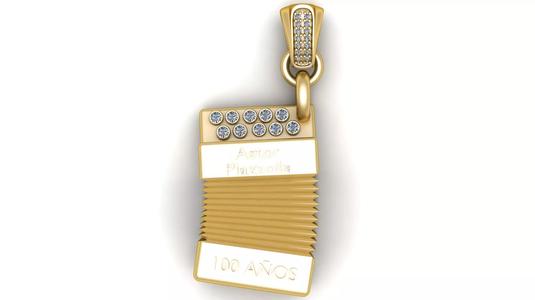 Astor Piazzolla Pendant  3D Printable Model