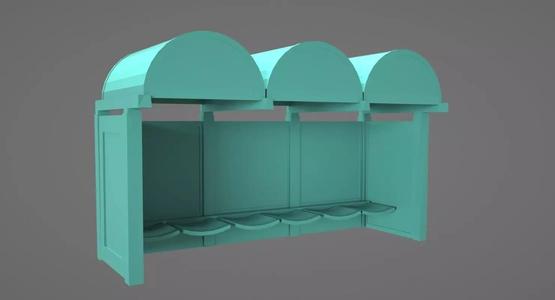 Bus Stop Miniature