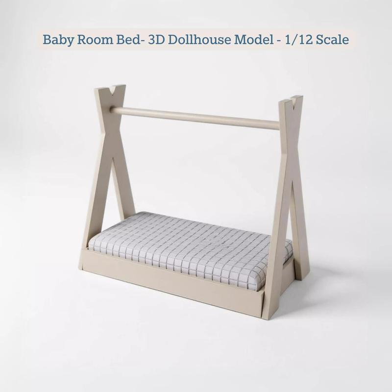 Baby Room Bed STL File