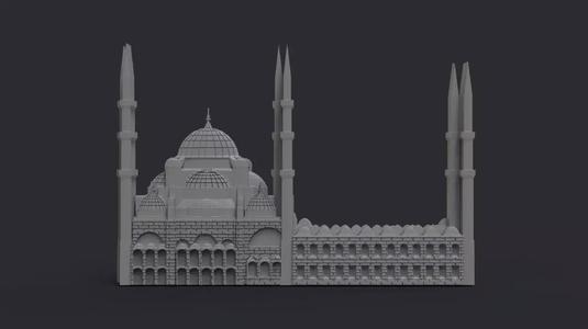 Blue Mosque Bas Relief