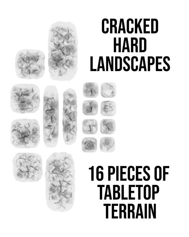Cracked Hard Landscapes