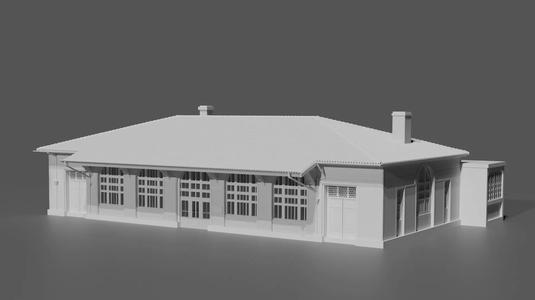 Ossining Train Station Replica