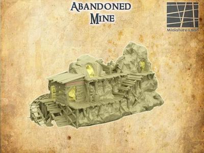 Abandoned Mine Tabletop Terrain 28 MM