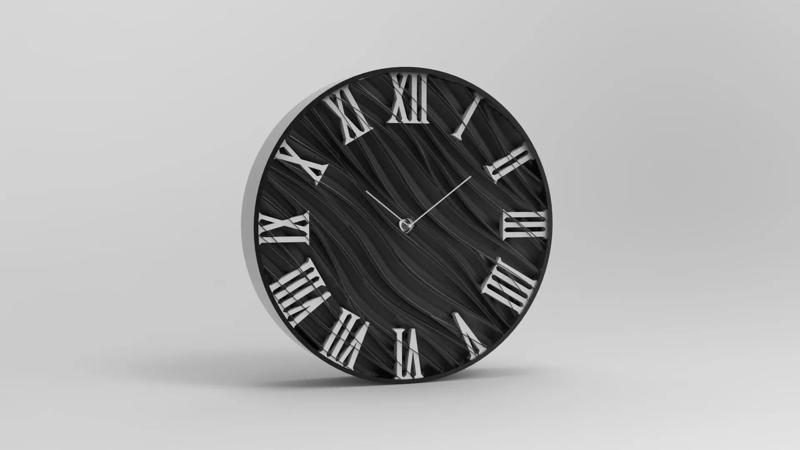 20 cm wall clock roaring model