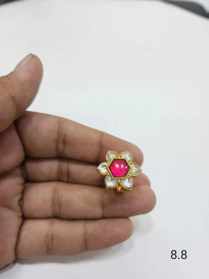 Kundan Earring - Jadau Tops Model No4