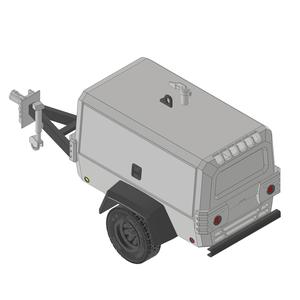 Doosan Power generator trailer