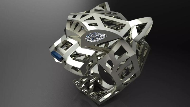 Tiger Leopard Ring 17 A5