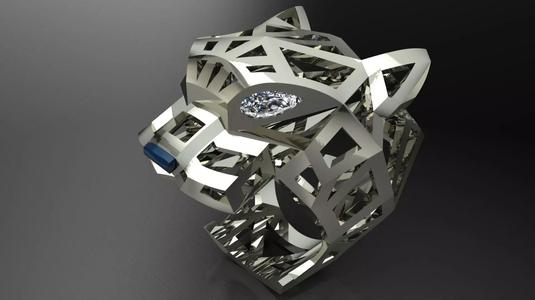 Tiger Leopard Ring 17 A5