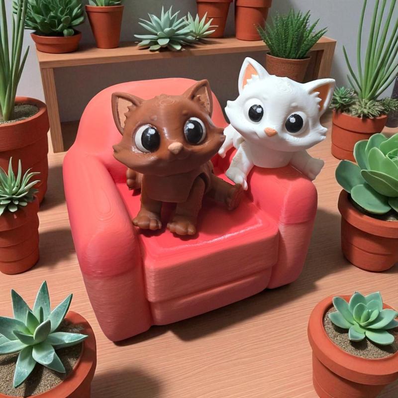 Flexi Articulating Cute Cat 🐈