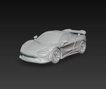 McLaren 765LT - Supercar 3D Model for 3D Printing