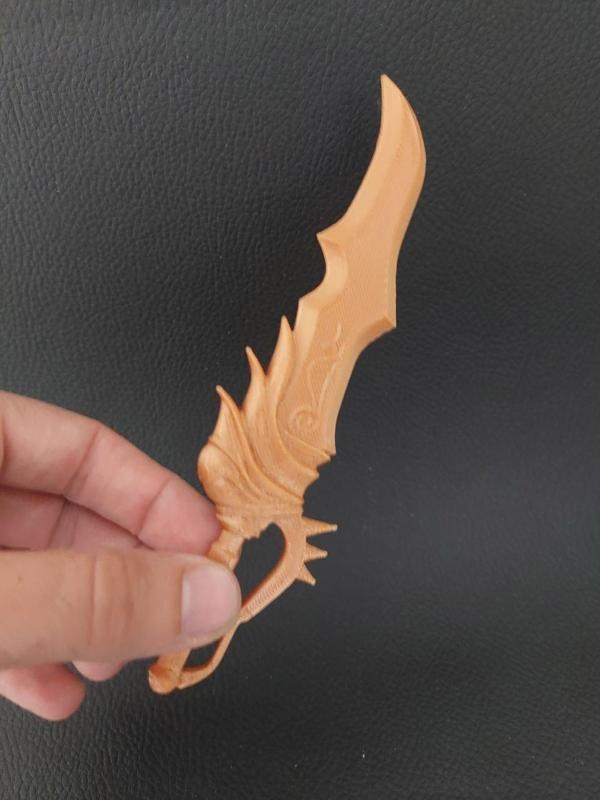 Metin2 Poison Sword | Zehir Kılıcı STL 3D Printable Model