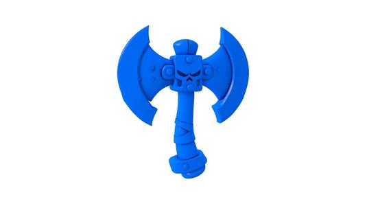 axe / axe stl / Pirate Battle Axe / Medieval Battle Axe / Skull Axe / Battle Axe / Minecraft Axe