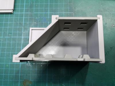 Casting mold concrete block 8s with slope