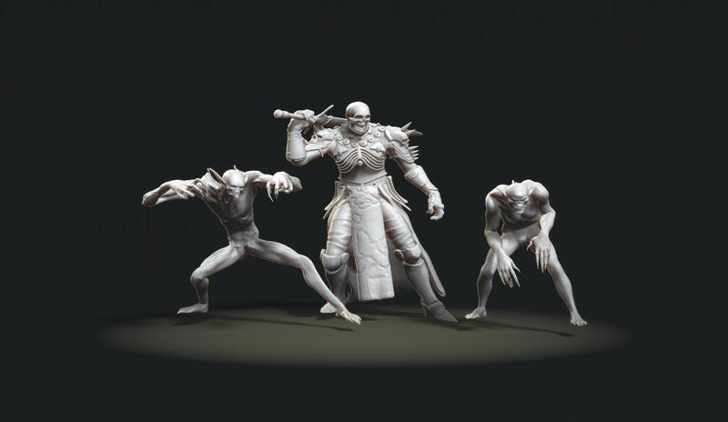 Death Shepherd, Ghoul and Ghast From Baldur's Gate 3