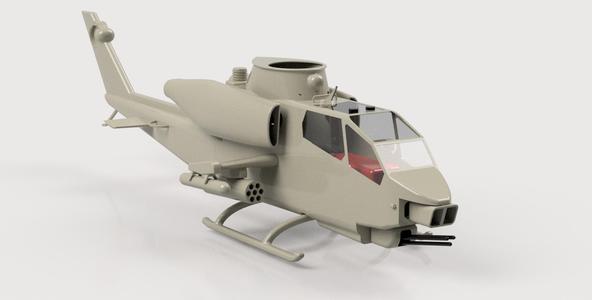 BELL COBRA 209/AH-1 RC HELICOPTER 450 SIZE FOR FLYWING