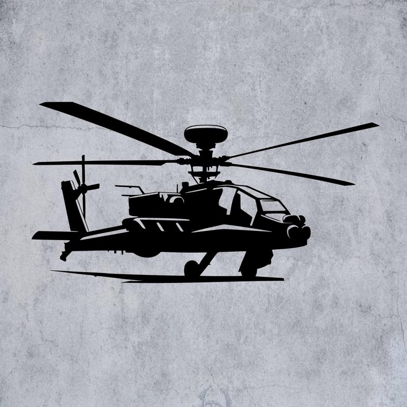 AH-64 APACHE ATTACK HELICOPTER #1 | 2D WALL ART