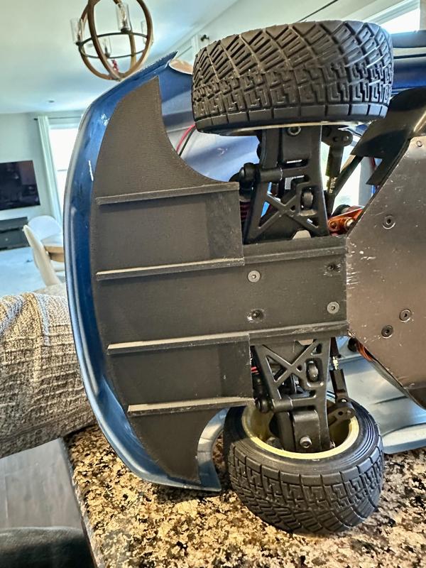 HPI WR8 Subaru front bumper skid guard.  (under tray)