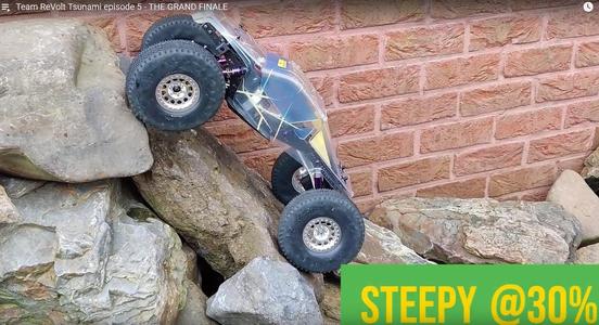 REVOLT - Tsunami – 1/10 LCG RC Crawler Chassis + Add-ons