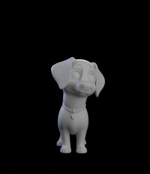 CUTE DOG 3D MODEL