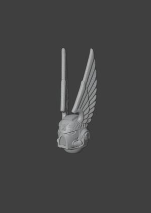Azrael secret level style helmet