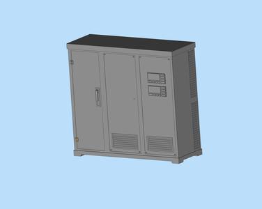 Large unit control box, machine control module, plant control box module 07 miniature scene model