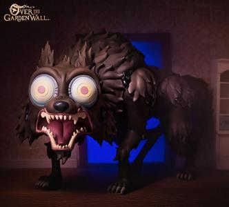 Dog Over The Garden Wall