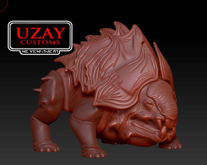 Star wars Jedi Survivor articulated Bilemaw  3D print model