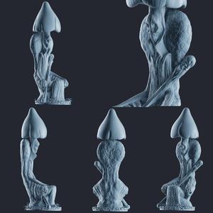 poisonous mushroom -3d printable files