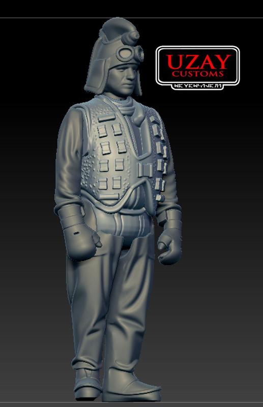 Star Wars articulated Pod Racer Mechanics Mat RAGS 3D print model