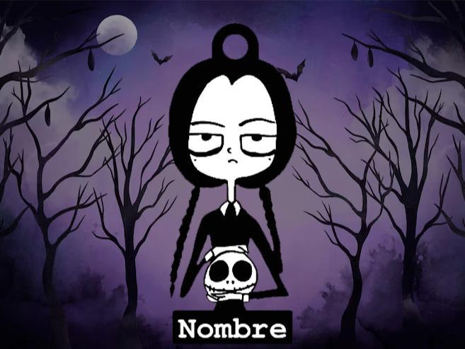 Wednesday Addams Keychain