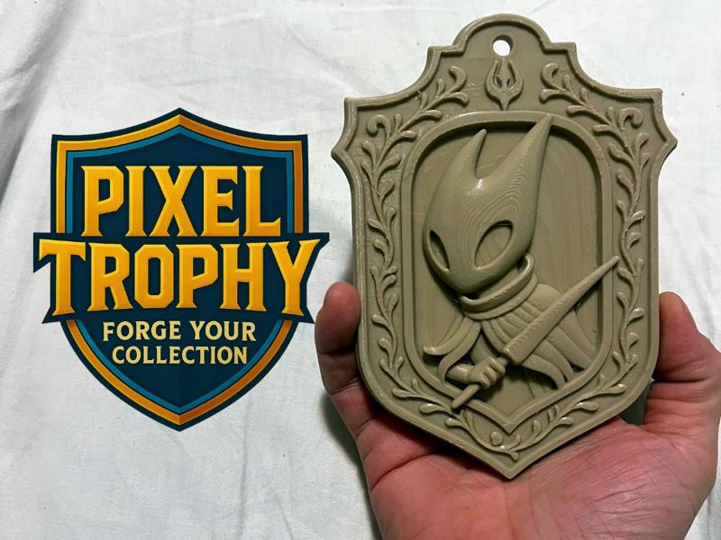 Pixel Trophy – Hornet (Hollow Knight: Silksong)