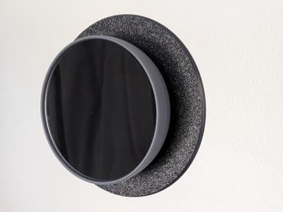 Nest Thermostat Textured Round Trim Plate