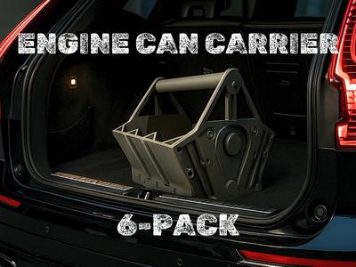 Engine V6-Pack Can & Bottle carrier
