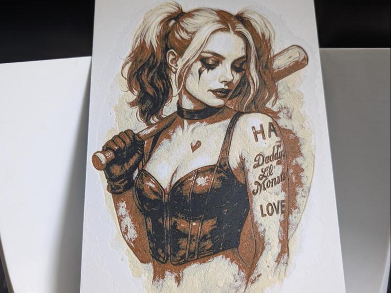 Hueforge Harley Quinn