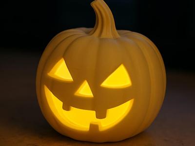 Pumpkin Halloween Decor Tealight