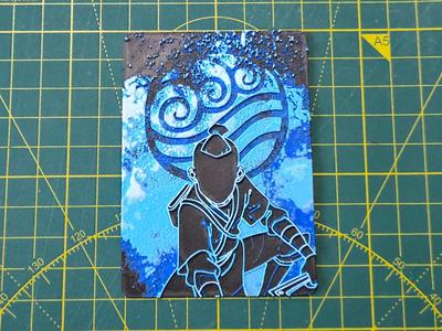 MTG Commander Deck Box inlay Sokka HueForge